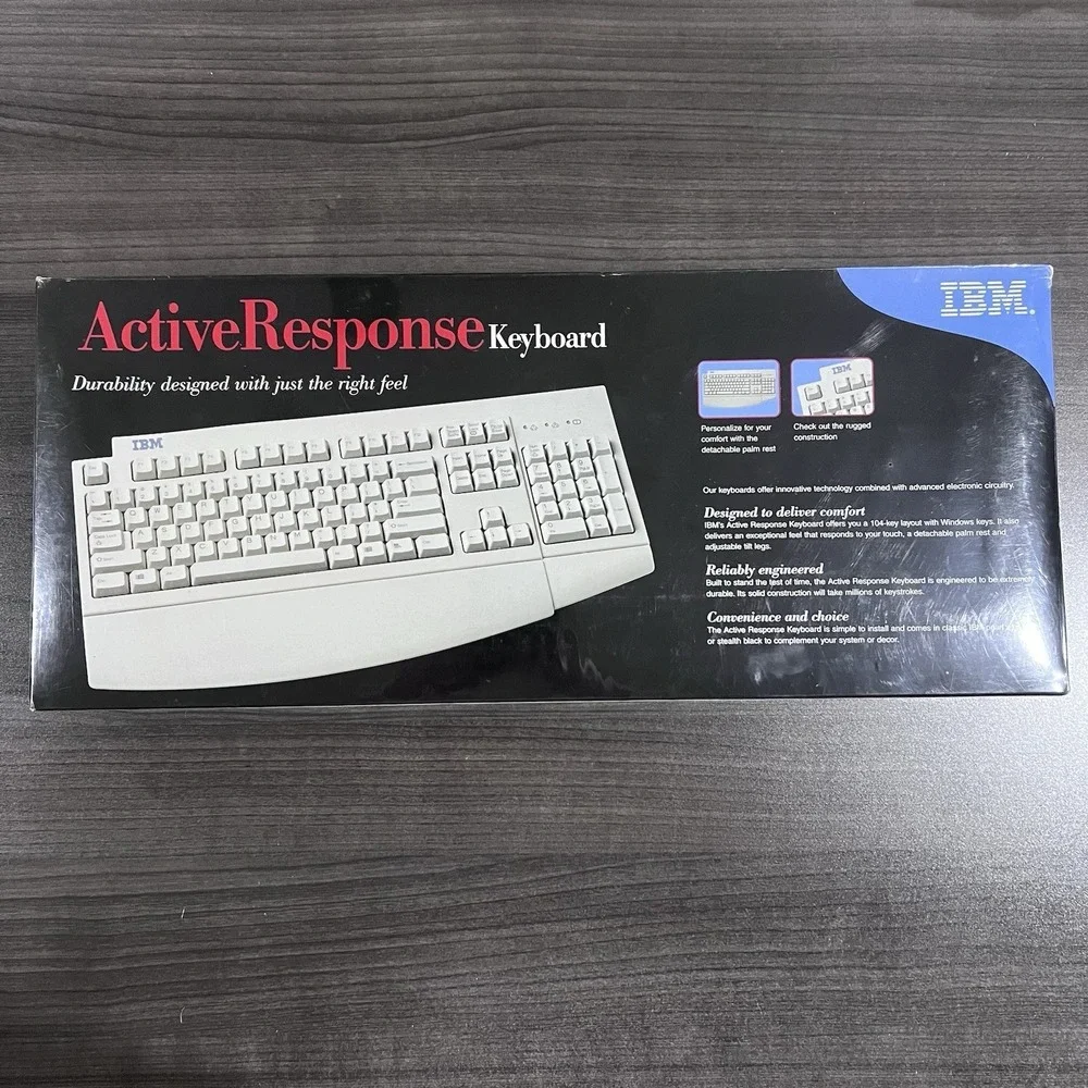 IBM Rapid Access Pro Keyboard Factory Sealed NOS Vintage PS/2 USB Adapter‎ NEW